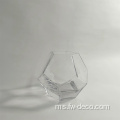pasu bunga kristal kaca premium tersuai untuk perkahwinan